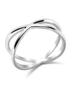 Plain Cross Silver Ring NSR-704